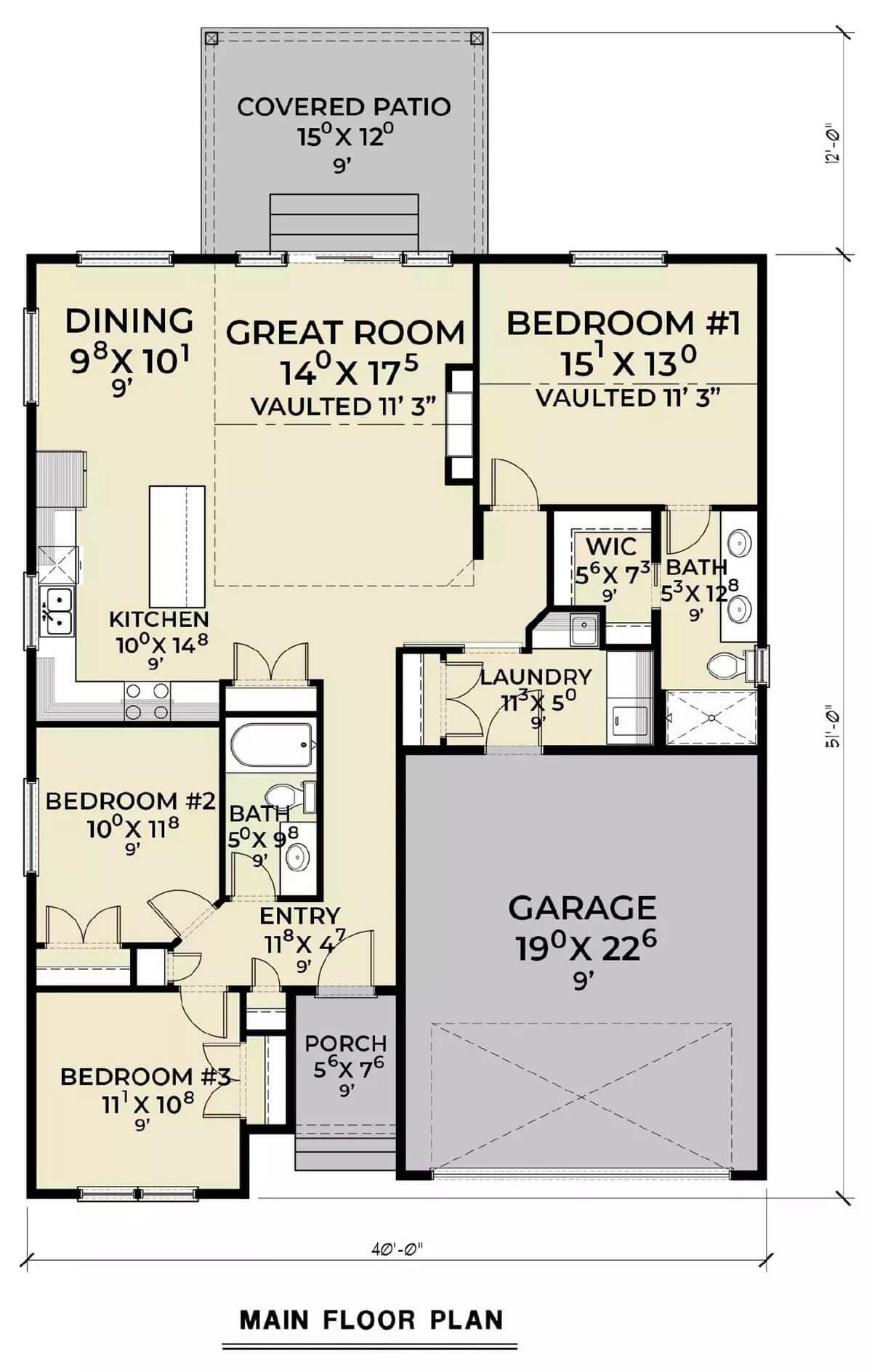 Explore the Spacious Layout of This Craftsman Main Floor Plan