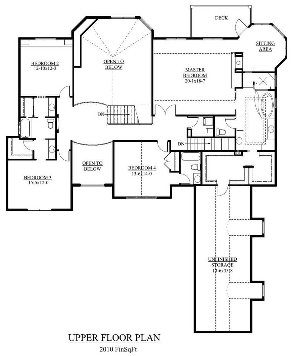 Exploring the Upper Floor Plan with a Private Master Suite Retreat
