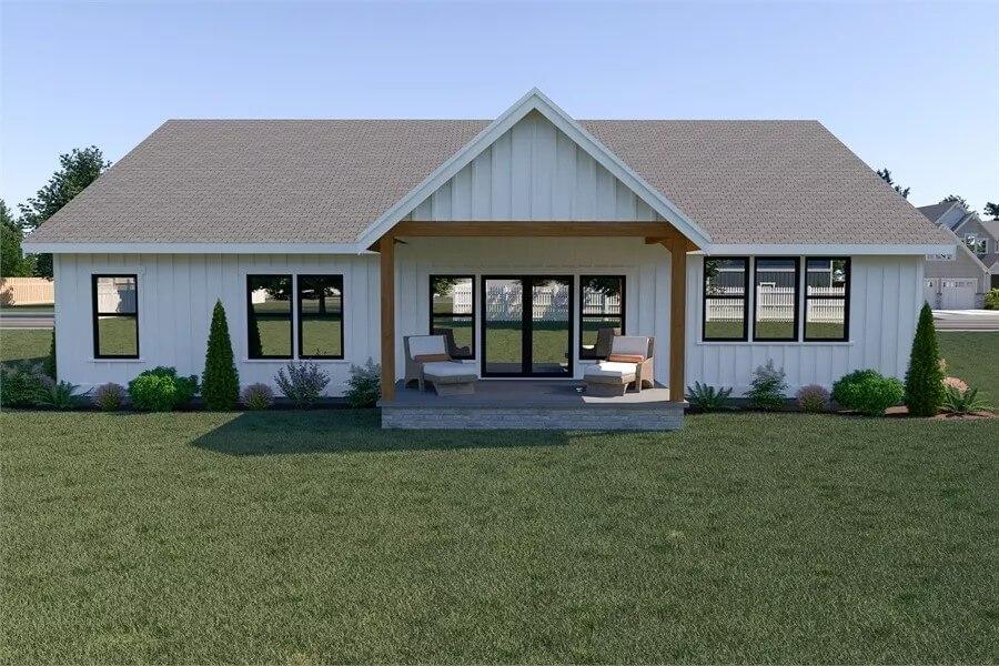 Check Out the Timeless Board and Batten Siding on This Craftsman Porch