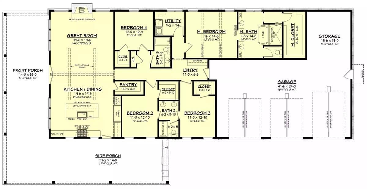 Practical Floor Plan with a Generous Porch for Outdoor Relaxation