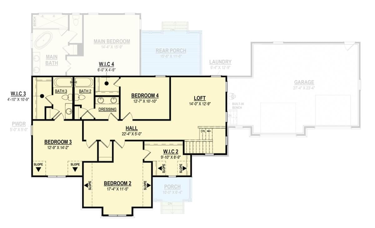 Spot the Hidden Loft in This Thoughtfully Designed Upper Floor