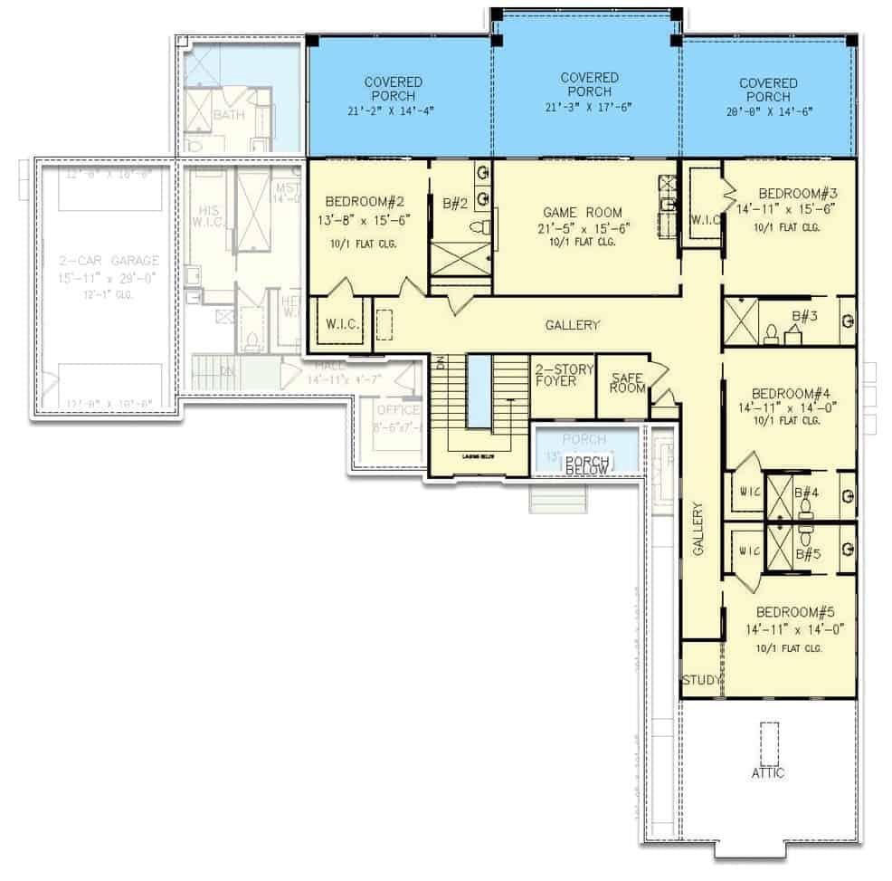 Explore This Thoughtful Layout Featuring a Spacious Game Room