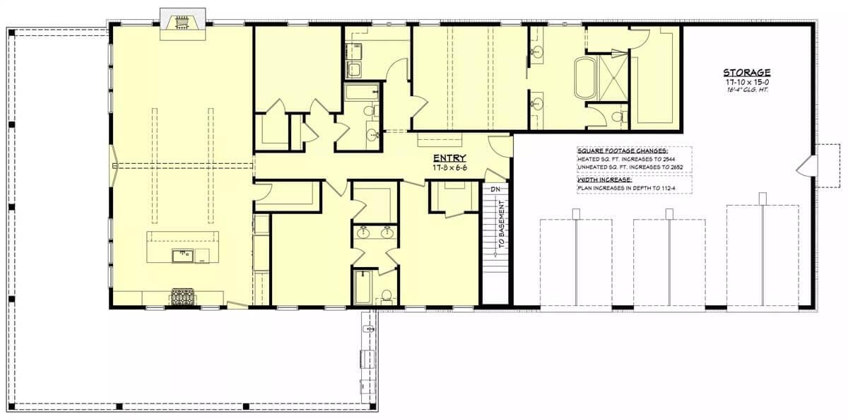Check Out This Spacious Layout Featuring a Large Storage Area