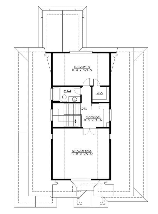 Check Out the Thoughtful Layout of This Upper Floor Plan