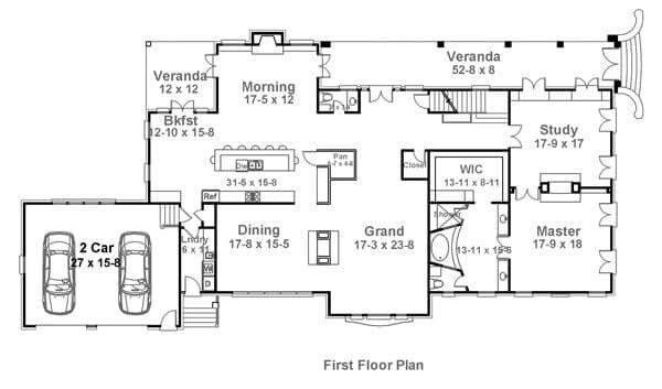 Explore This Spacious First Floor with a Grand Room and Veranda Access