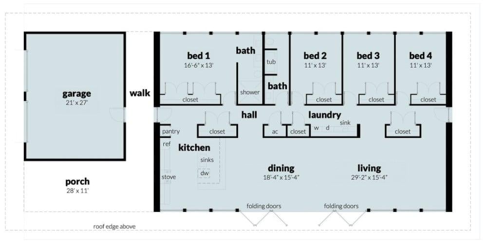 Explore This Thoughtfully Designed Single-Story Home with Spacious Living Areas