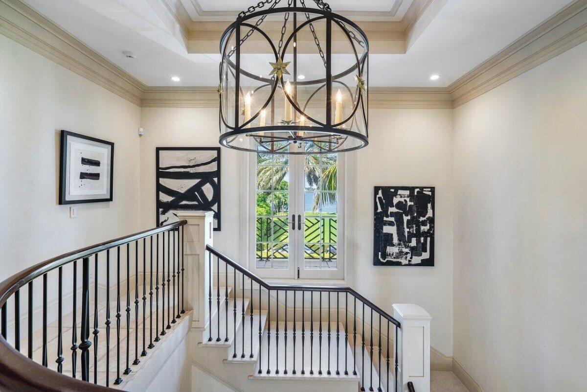 Wow, Look at That Grand Staircase Light Fixture!