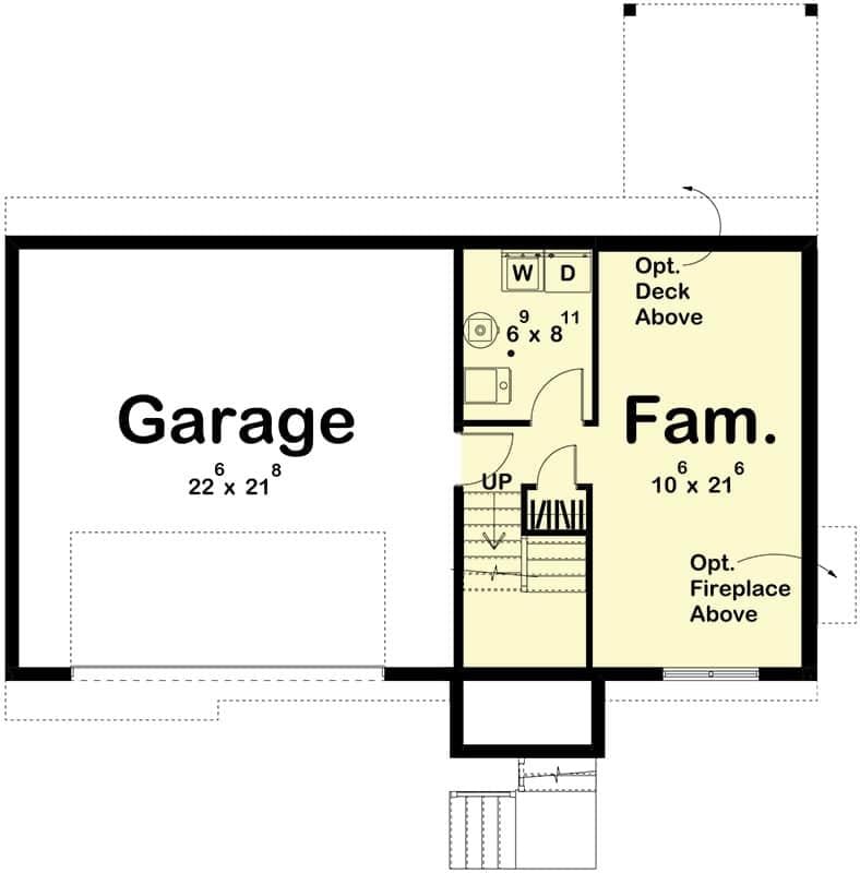 Check Out the Bonus Family Room Above This Spacious Garage