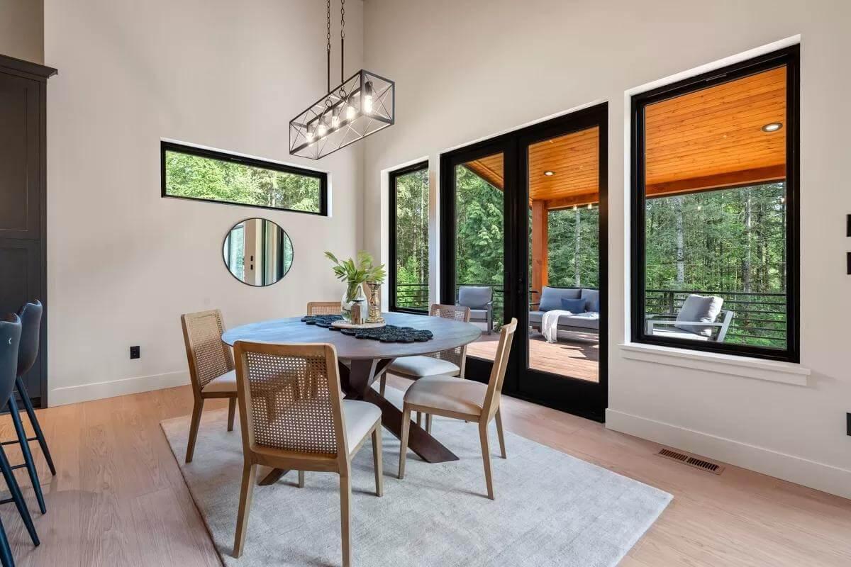 Notice How the Oversized Windows Bring the Outdoors In