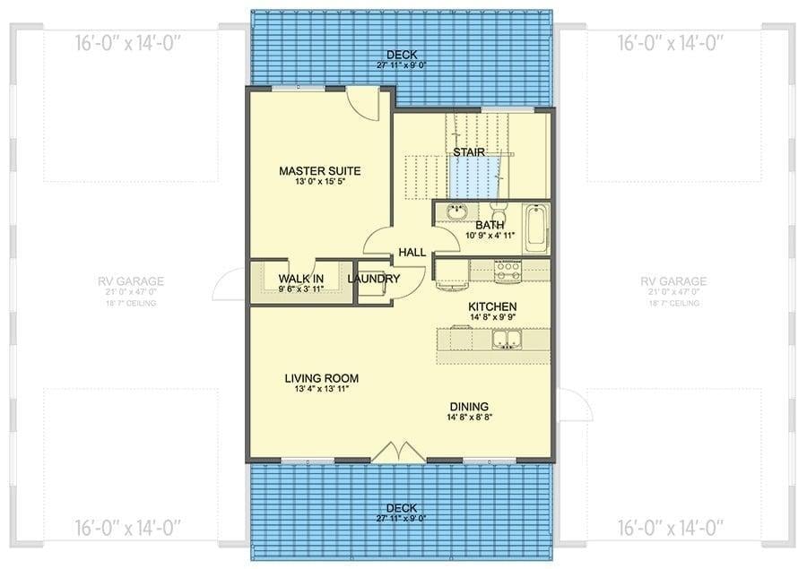 Explore This Master Suite with Dual Deck Access
