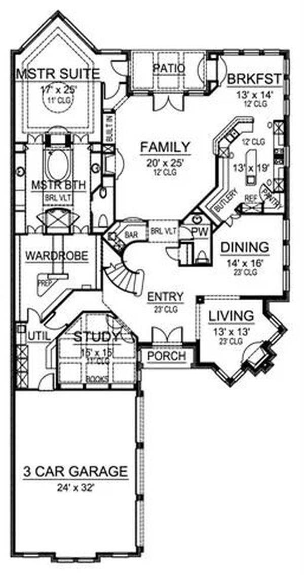 Explore This Spacious Floor Plan with a Cozy Family Room