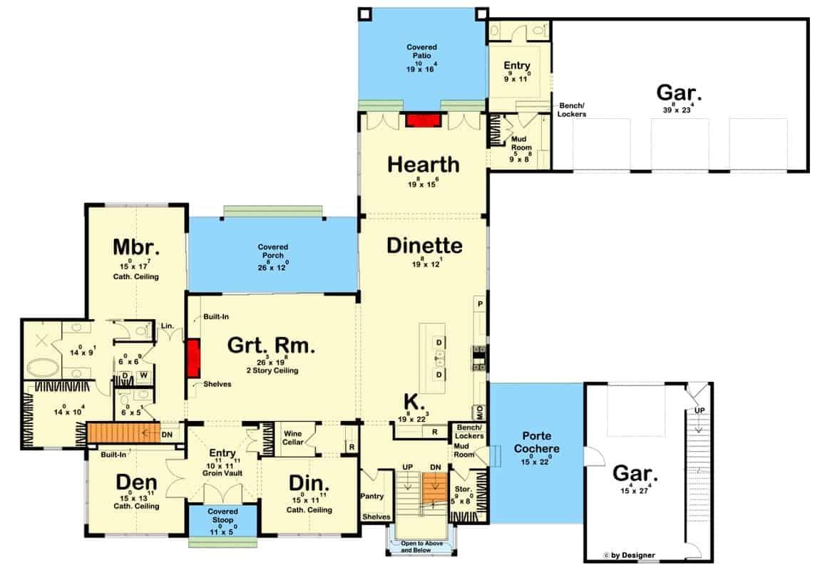 Explore the Expansive Great Room with a Two-Story Ceiling