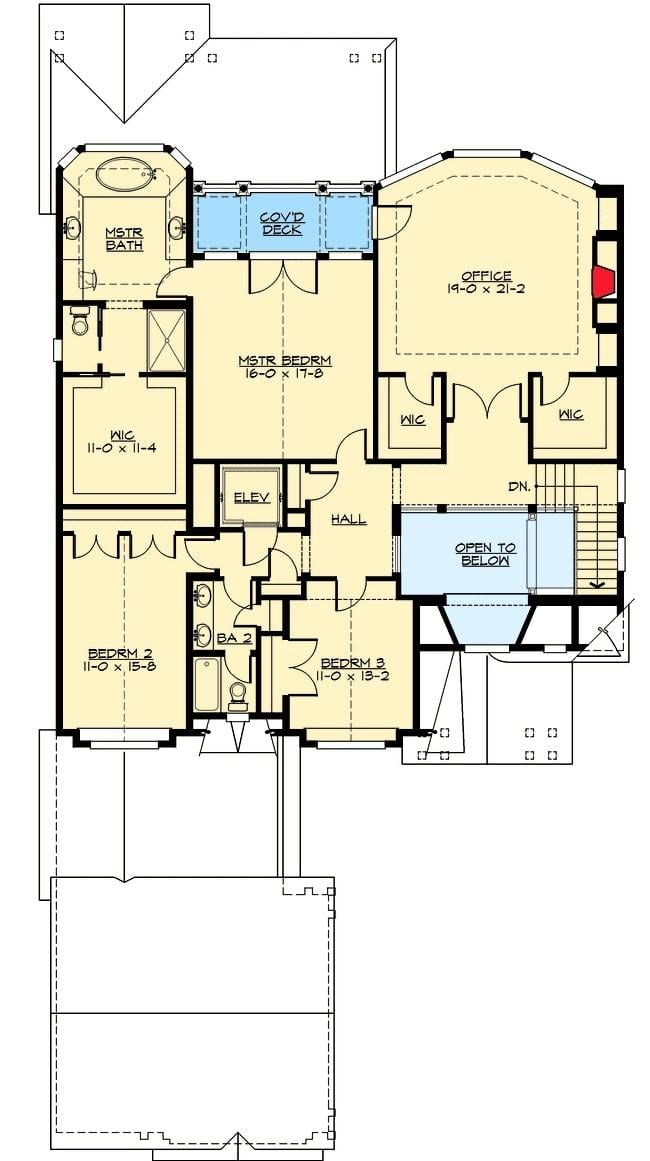 Explore the Thoughtful Layout of This Three-Bedroom Upper Floor