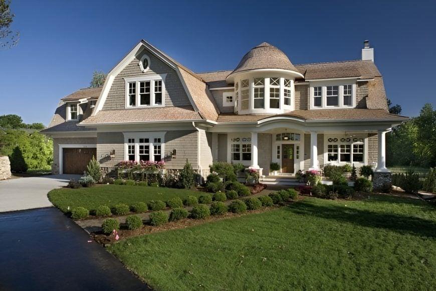 Wow, Look at That Stunning Turret on This Elegant Home