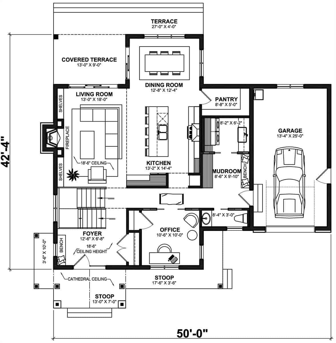 Exploring the Spacious First Floor Layout with a Dedicated Office