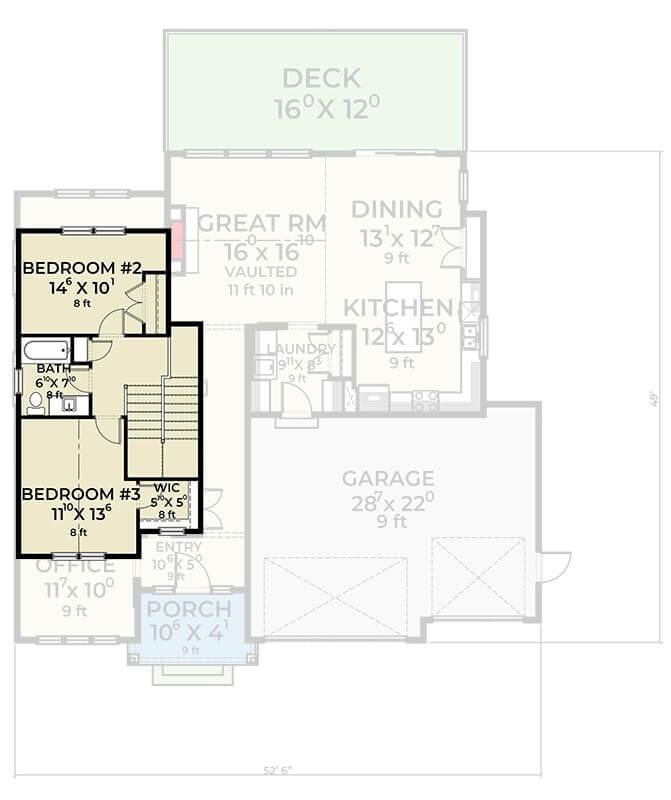 Thoughtfully Designed Compact Craftsman Main Floor with Two Bedrooms