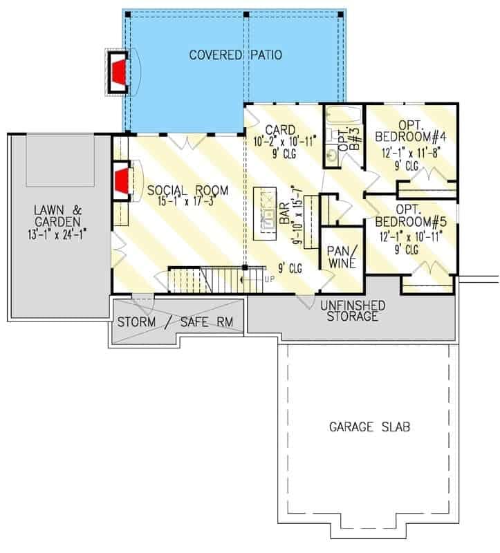 Explore the Spacious Social Room with Seamless Patio Access