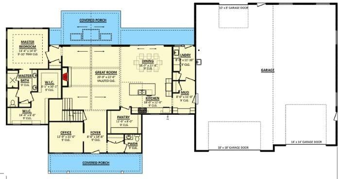 Explore the Expansive Main Floor Plan with Vaulted Great Room