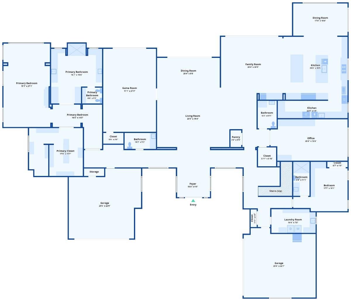 Exploring the Expansive Layout with Game Room Surprise