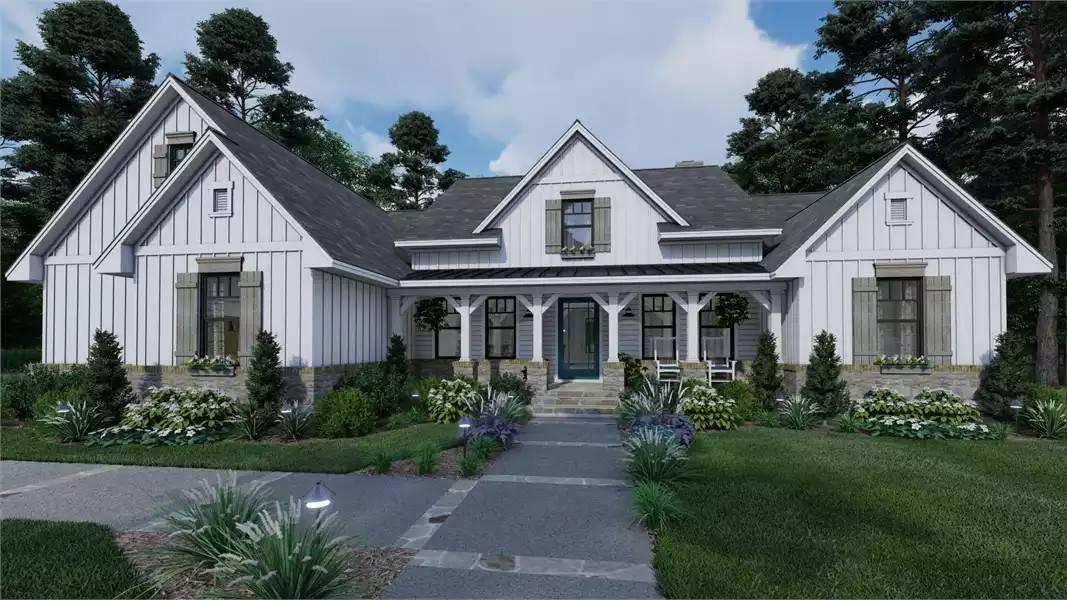 Stunning Craftsman Exterior with Charming Board and Batten Design