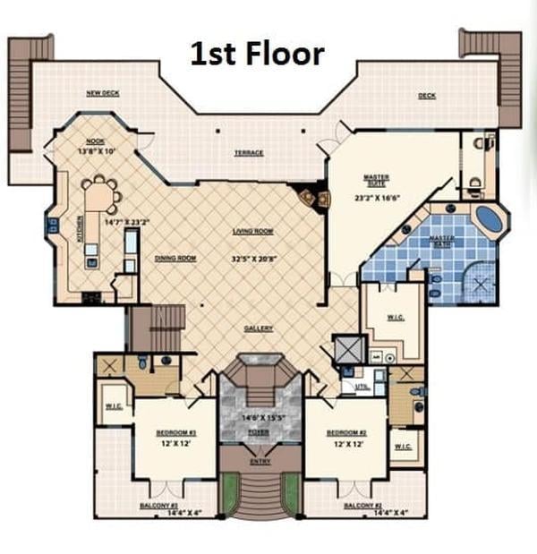 Explore the Expansive Living Room and Elegant Master Suite