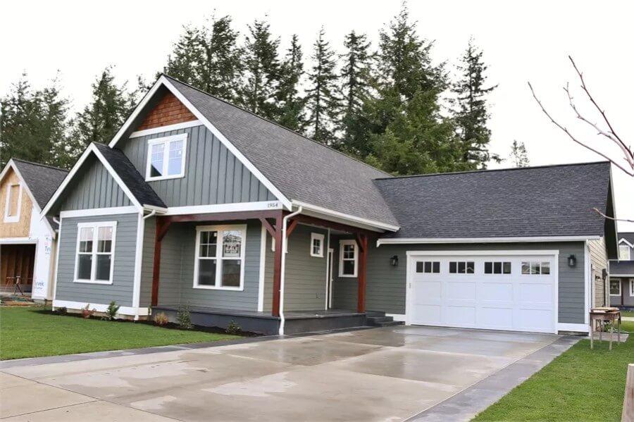 Cozy Craftsman Exterior with Striking Gable Accents