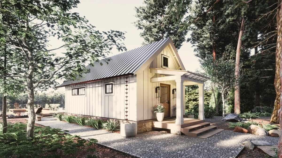 Charming Cottage Nestled Amongst Towering Trees