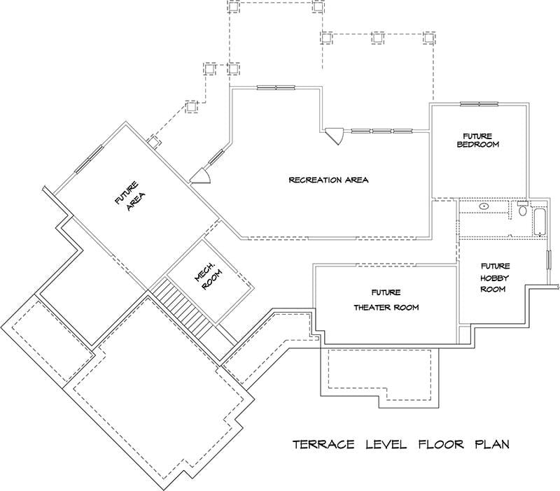 Discover the Versatile Spaces in This Terrace Level Floor Plan