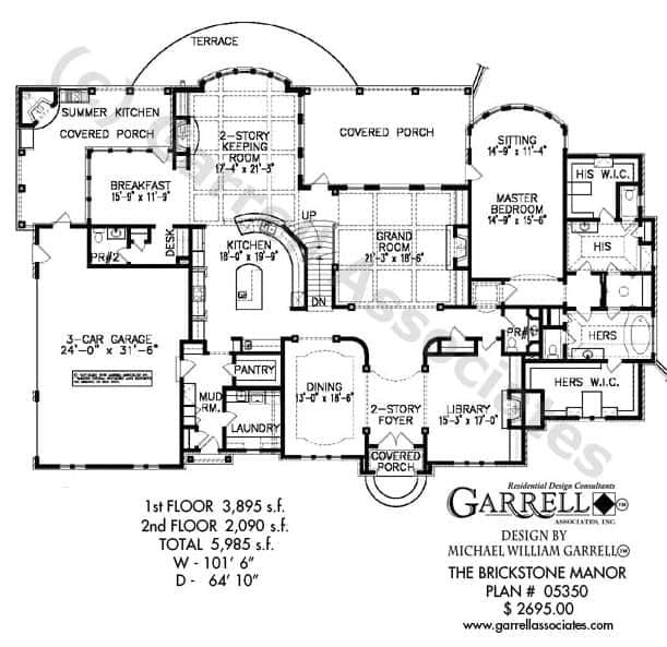 Expansive 5,985 sq. ft. Manor with a Grand Two-Story Foyer