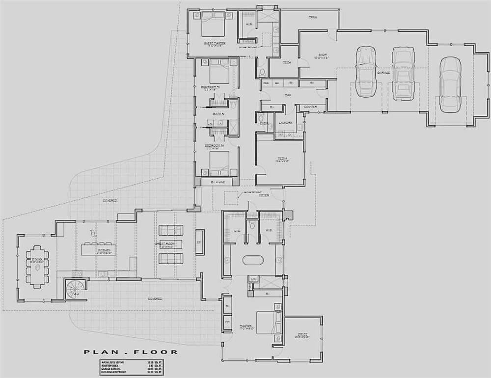 Explore This Thoughtfully Laid Out Floor Plan with a Spacious Three-Car Garage