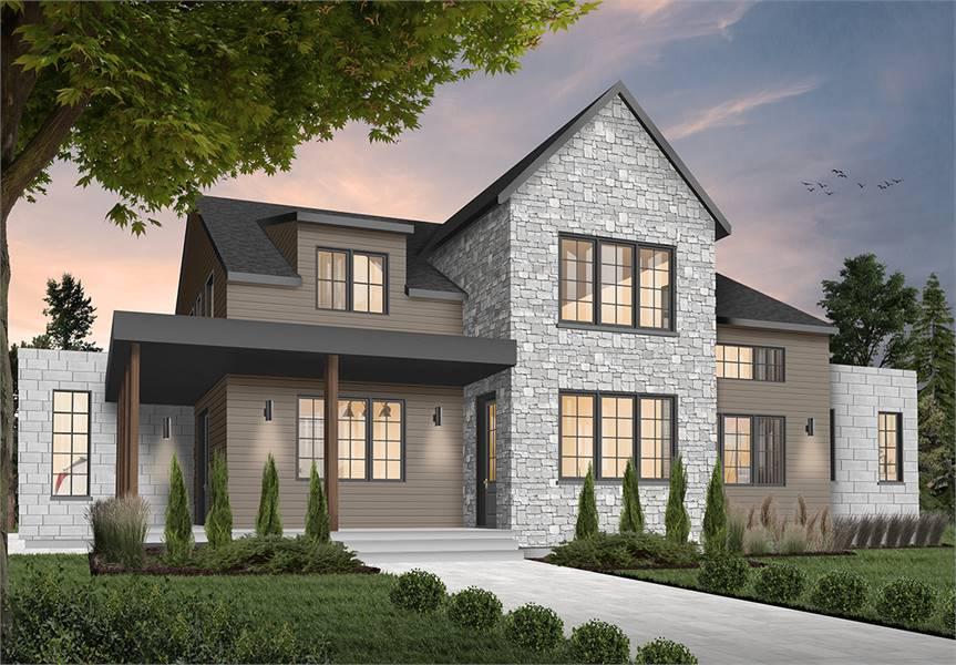 Wow, Look at That Stone Facade on This 4-Bedroom Home