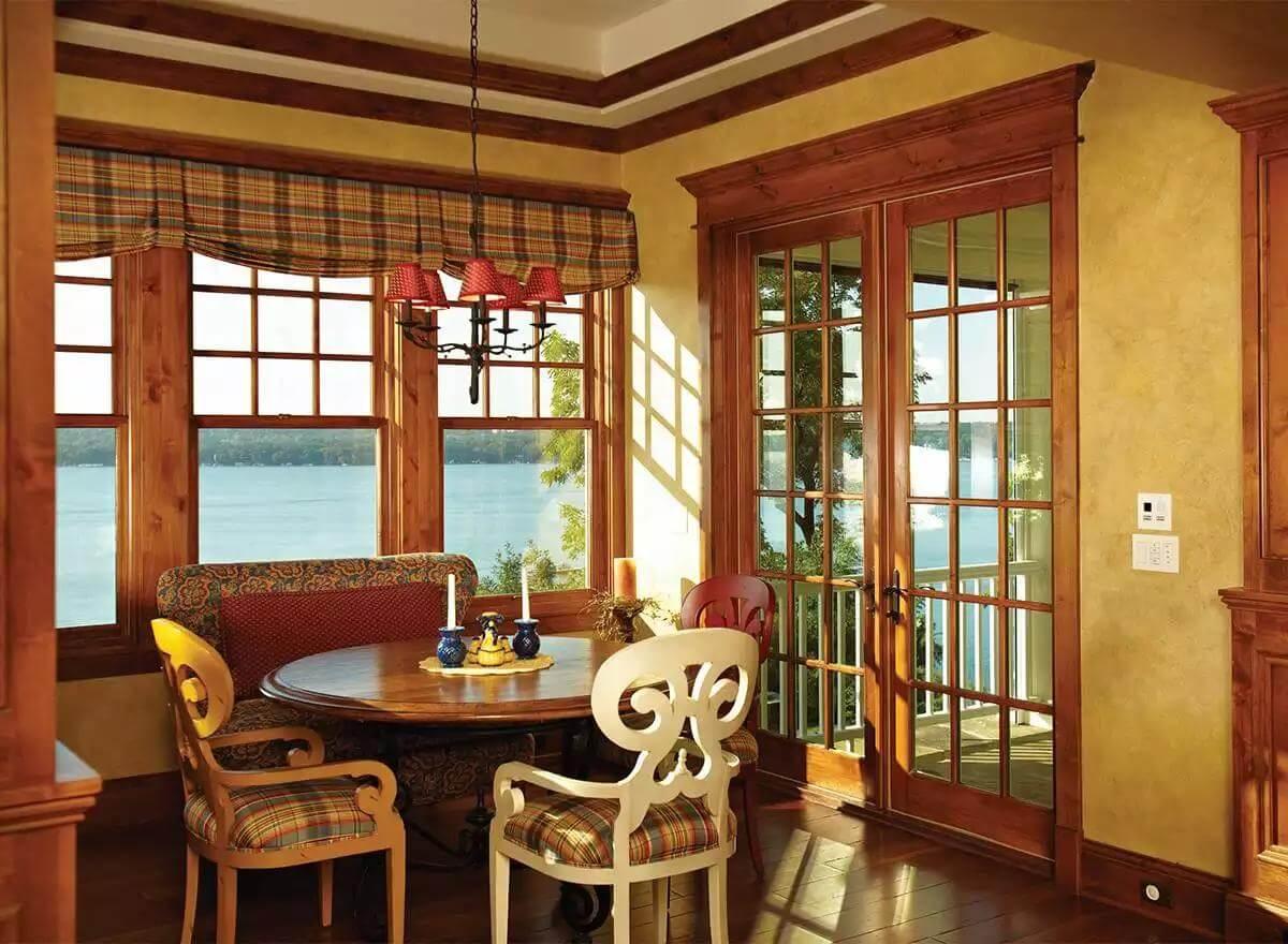 Enjoy This Charming Breakfast Nook with Lake Views