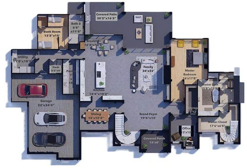 Check Out This Spacious Floor Plan with a Grand Foyer