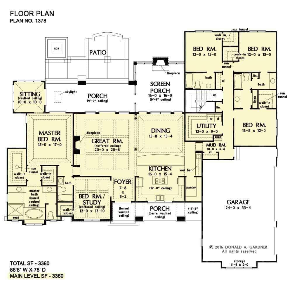 Explore This Spacious 3,360 Square Foot Home with a Cozy Screen Porch