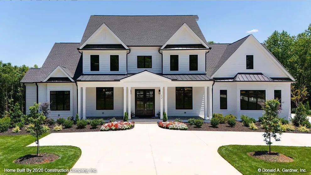 Classic Charm with a Modern Twist: A Symmetrical Facade