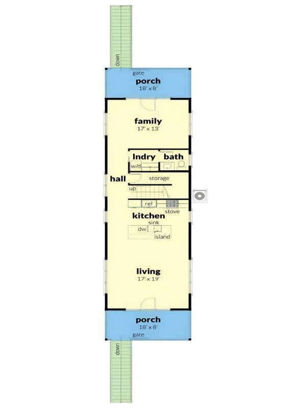 Check Out the Dual Porches in This Thoughtful Layout