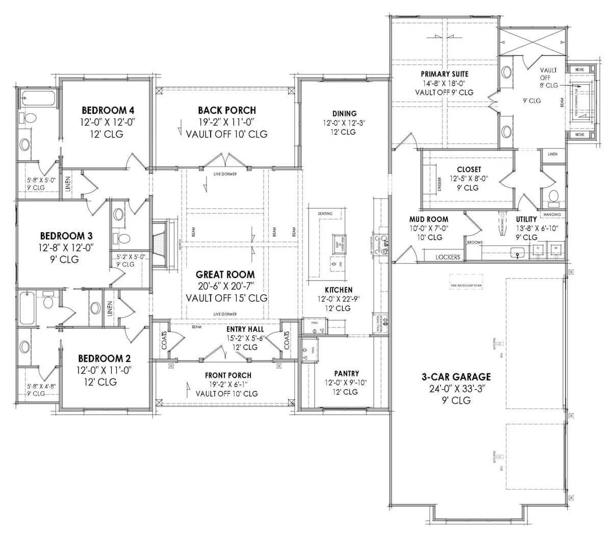 Wow, Look at That Open-Concept Great Room in This Floor Plan