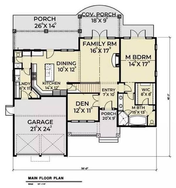 Wow, Check Out This Spacious Open Floor Plan with a Den and Porch