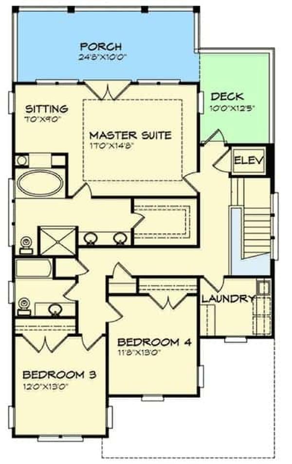 Master Suite Retreat with Private Porch Access