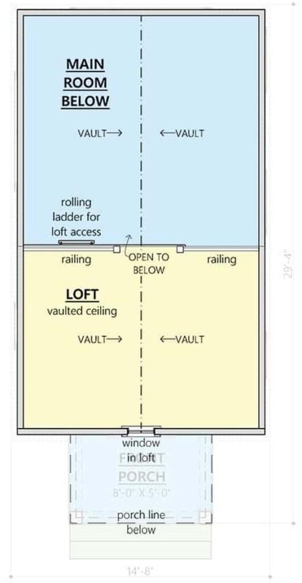 Explore the Vaulted Loft with Rolling Ladder Access