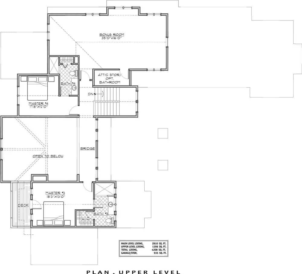 Explore This Upper Level Floor Plan with a Bonus Room That Offers Endless Possibilities