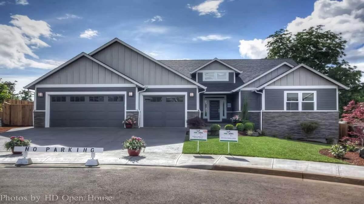 Craftsman Home with a Triple-Car Garage That
