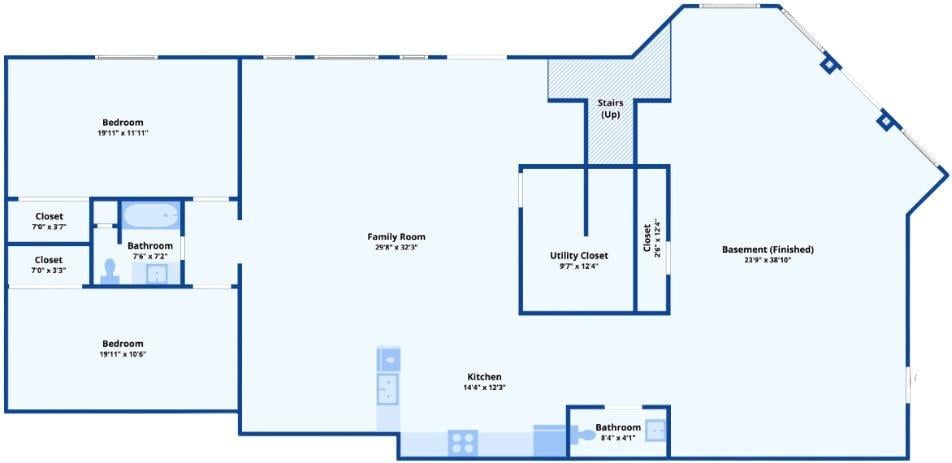 Notice the Spacious Basement Perfect for Entertaining