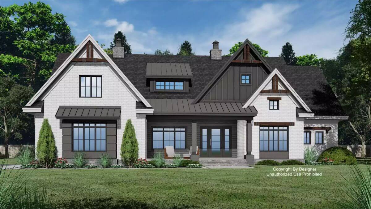 Hurstbourne 4-Bedroom Modern Farmhouse with Open Living Space and Bonus Room (Floor Plan)