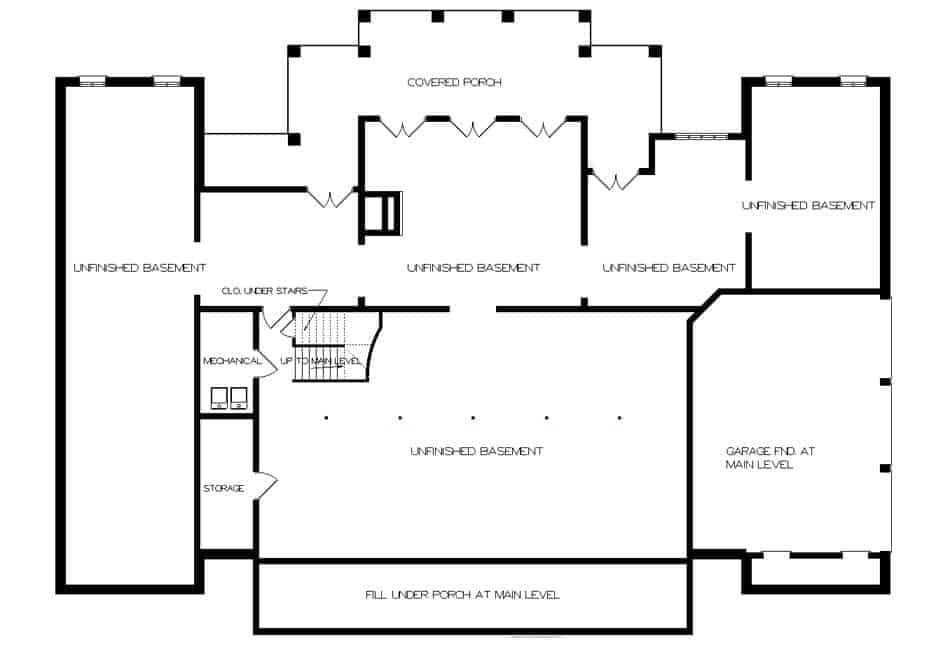 Exploring the Versatile Layout of an Unfinished Basement