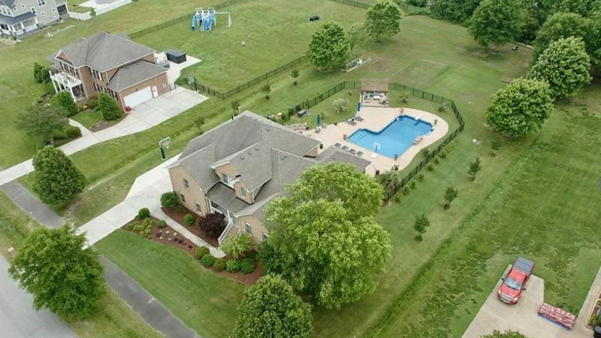 Get a Birds-Eye View of This Expansive Backyard Retreat