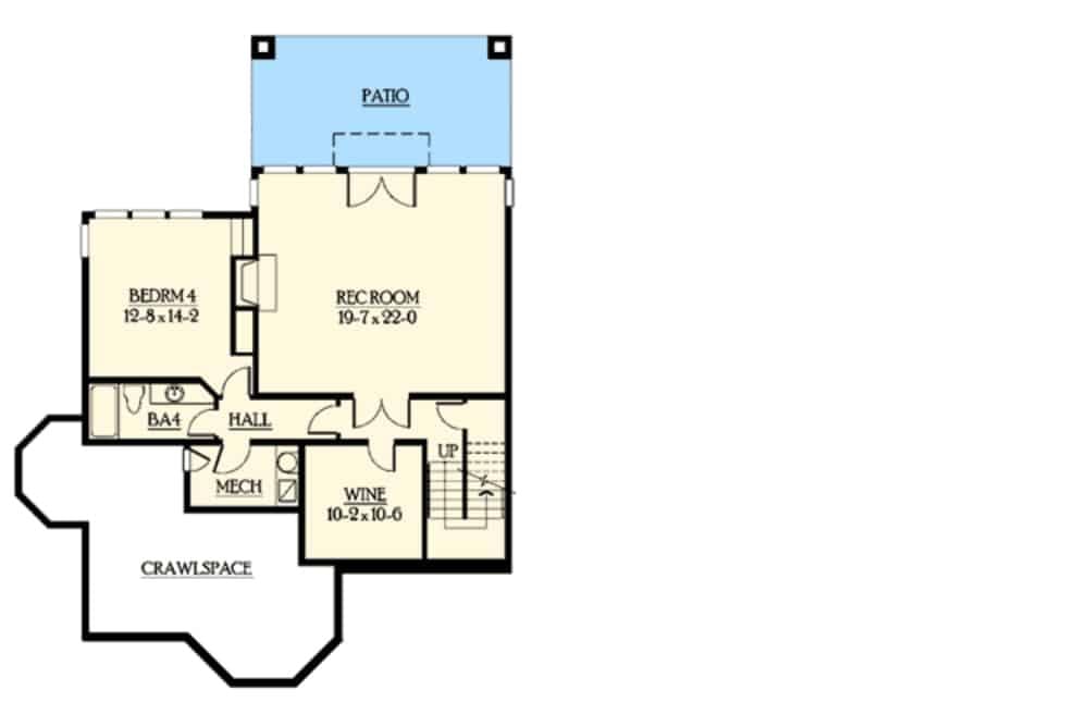 Check Out the Spacious Rec Room Leading to a Cozy Patio