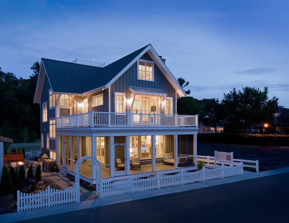 Check Out the Wraparound Porch on This Charming Two-Story Home
