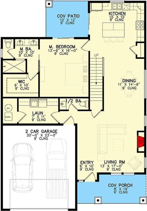 Check Out the Smart Layout with a Covered Patio and Spacious Garage
