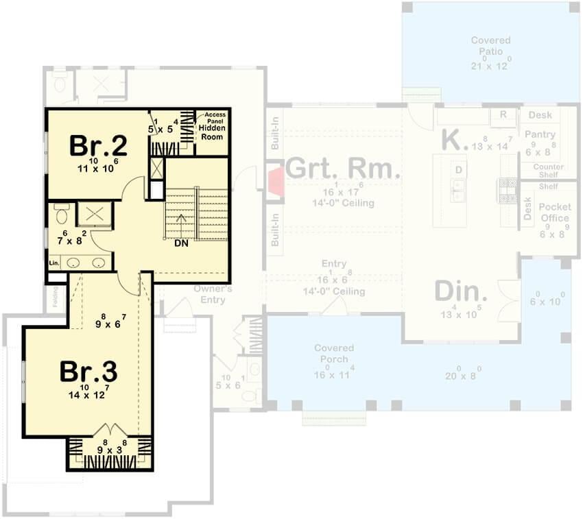Upper Floor Highlights: A Cozy Retreat With a Secret Room